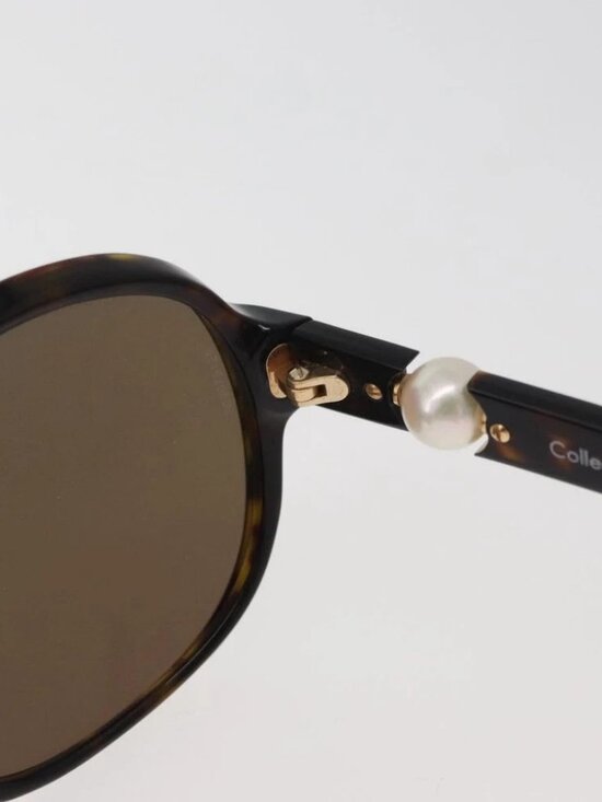 CHANEL Tortoise Sunglasses plastic Brown CC Auth 162588 main image 13